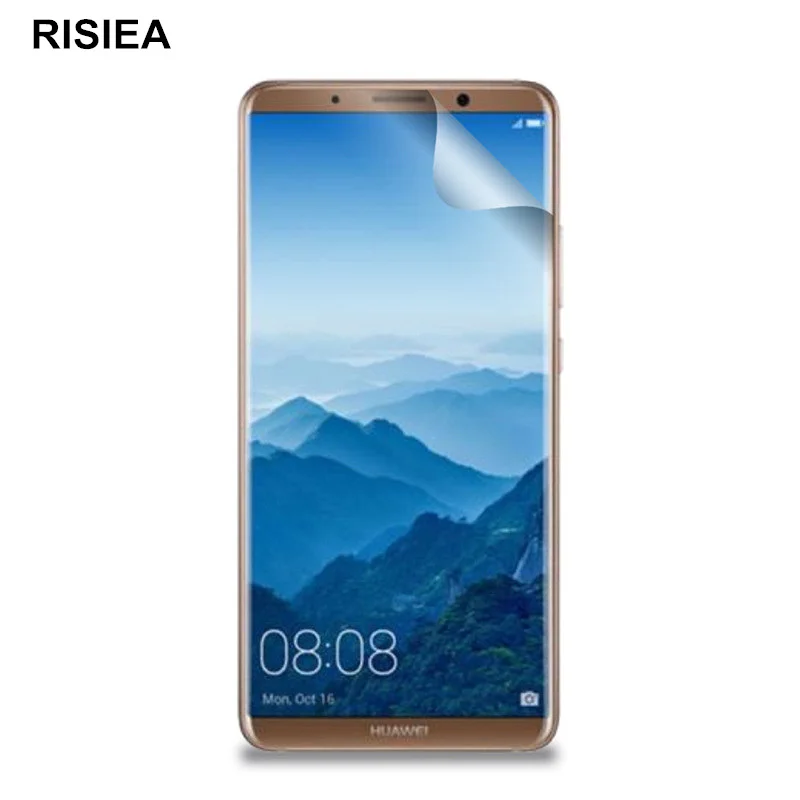 

RISIEA 5pcs Clear glossy Screen Protector Protective Film For Huawei Mate 20 X 7 Mini 8 9 Pro 10 pro lite P30