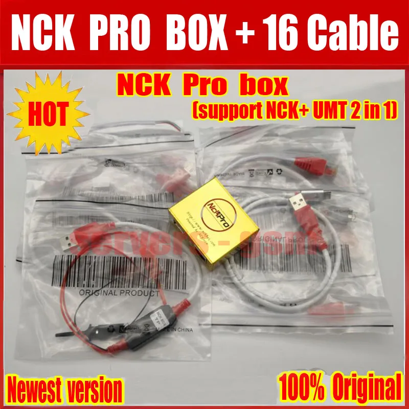 Новейшая версия оригинальная NCK Pro коробка NCK Pro 2 коробка(поддержка NCK+ UMT 2 в 1) новое обновление для huawei Y3, Y5, Y6+ 16 кабелей