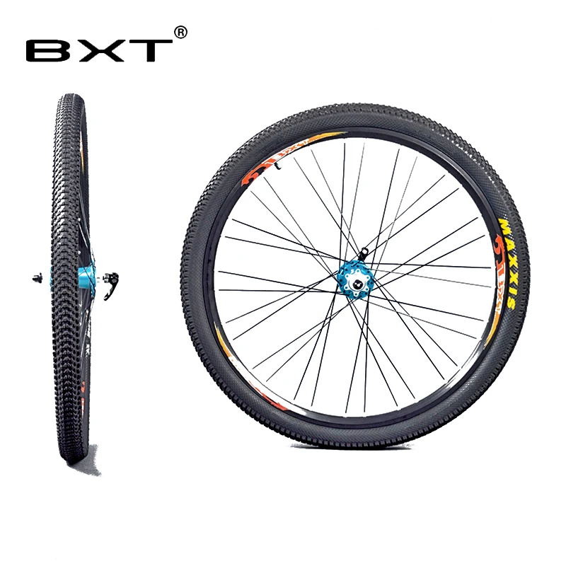 

Mountain bike wheel 26er disc brake bicycle wheel with tire bicycle parts equipped with quick release11 Speed Alloy Rim Wheelset