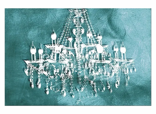 1 Panel Modern Painting Canvas Art Crystal Chandelier Pattern Retro 1 Panel Modern Painting Canvas Art Crystal Chandelier Pattern Retro Living Room Bedroom Wall Posters And Prints Framed