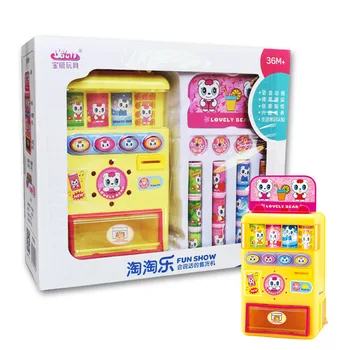 

2 Colors Avaliable Pretend Play Creative Vending Machine Toy Talking Automatic Vendor Beverage Gift For Children Educational Toy