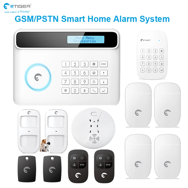 eTIGER Ingenious Timed Arm/Disarm Self Protect Smart Home Security