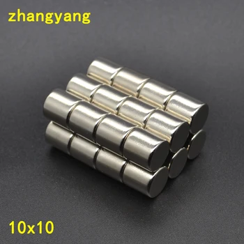 

30/50/100pcs 10x10 mm neodymium magnet 10mm*10mm neodymium magnets 10*10mm NdFeB permanent round strong rare earth magnets