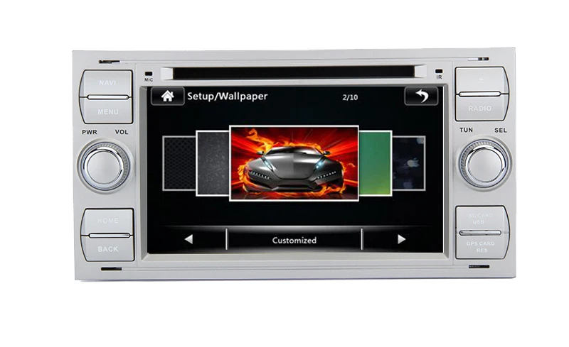 Flash Deal In Stock Two Din 7 Inch Car DVD Player For Ford Focus Transit Kuga With 3 GPS Navigation Radio Bluetooth Steering Wheel Control 4