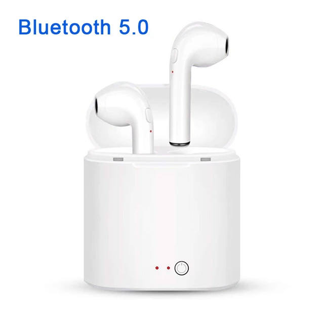 Новый i7S СПЦ Мини Bluetooth 5,0 наушники стерео бас беспроводной гарнитура с микрофоном для телефона xiaomi samsung