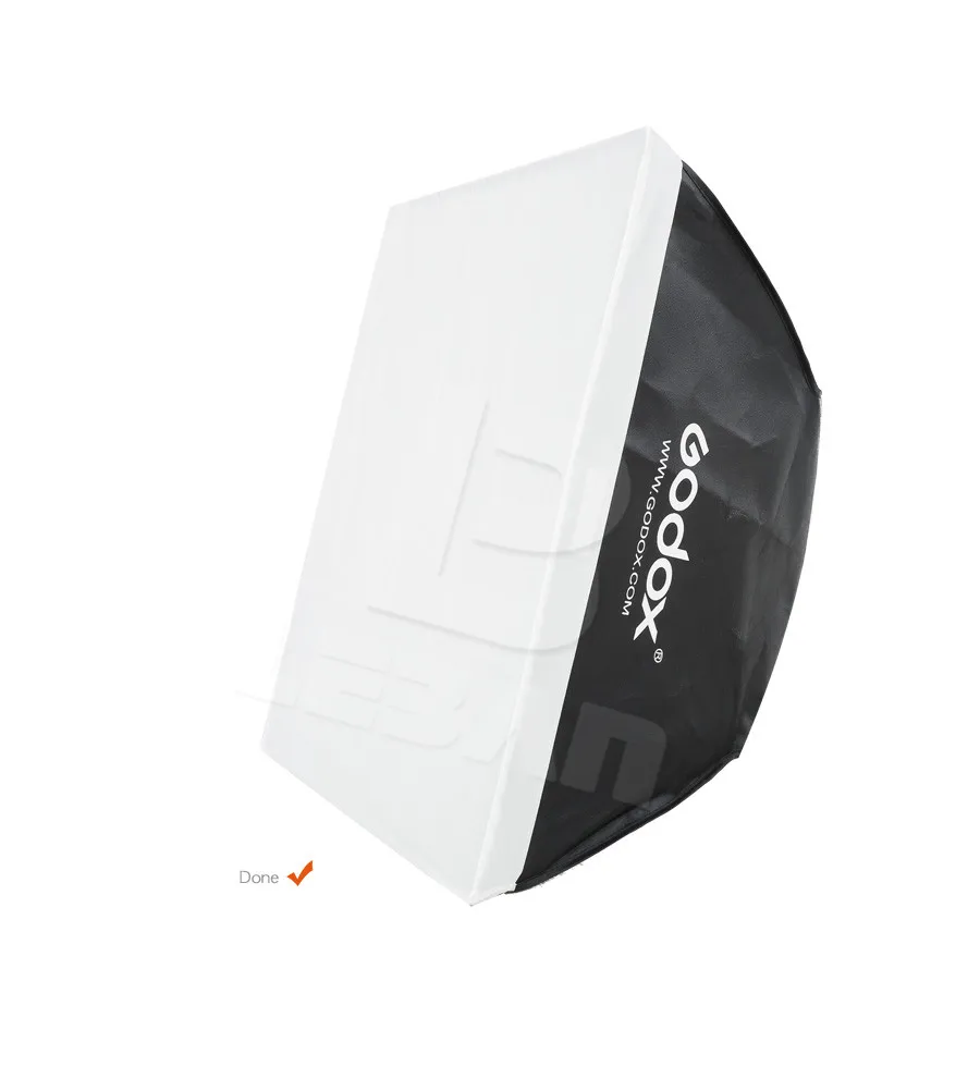 Godox 60 см* 60 см 2" x 24" Портативный Прямоугольный студийный стробоскоп Софтбокс диффузор с креплением Bowens для студийная вспышка Speedlite
