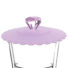 1x Хрустальная силиконовая крышка для чашек Пылезащитная чаша крышка для чашки Вода Сохранение пищи Protact крышка офисная Кухня Бар чашка Декор