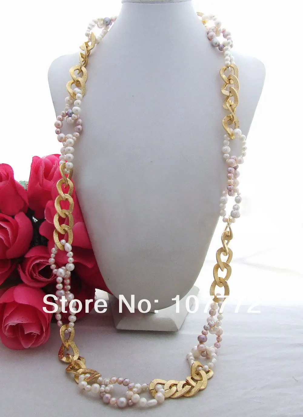 

Amazing! 41" Pearl Necklace free shipment