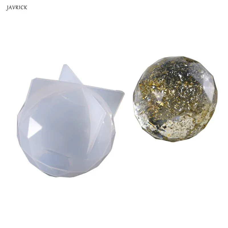 

Three-dimensional Multi-faceted Multilateral Cutting Ice Hockey Silicone Mold Ball Shape Resin Type Epoxy Tool Pendant Jewelry