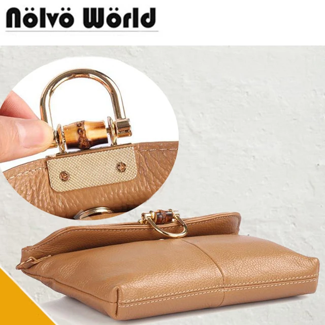 20pcs 4 Colors Bamboo Accessory D Rings Connector Hanger Natural 20pcs 4 Colors Bamboo Accessory D Rings Connector Hanger Natural Bag Hardware Flap