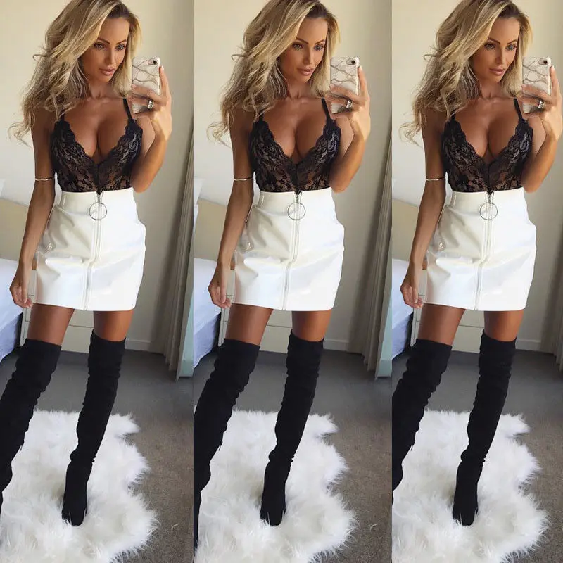 long boots short skirt