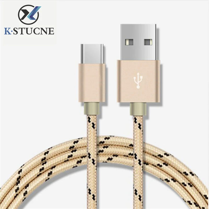 

Type C USB Cable Nylon Type-C Fast Charging Data Cable for Xiaomi 4C 5 6 Samsung S8 S9 Huawei P10 P20 Oneplus Nexus 6P 5X
