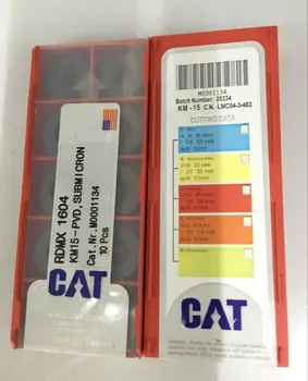 

10PCS CAT CARBIDE INSERT RDMX 1604 KM15