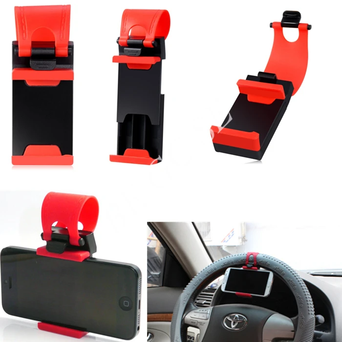 Bicycle Mobile Phone Stand Car Steering Wheel Holder for iPhone 6 4.7