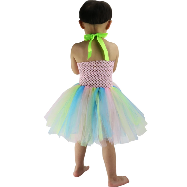 Детское платье пачка с цветами 1 слой|tutu dress|dress infantbaby tutu dress |