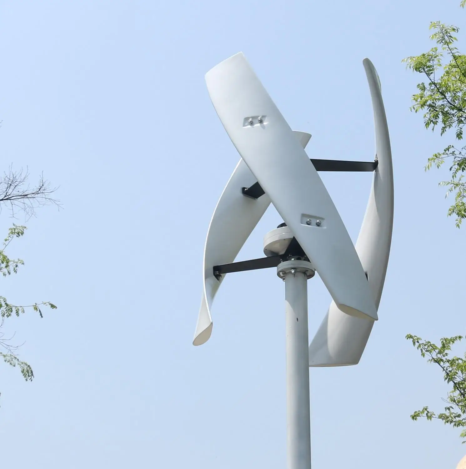 

CE Maglev Wind Generator Turbine 600w 400w 24v 12v Vertical Axis Silent for Residental Home Use Free Controller