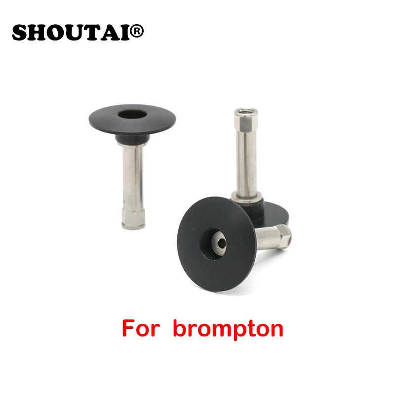

High Quality Bicycles Seat tube limit mushroom head titanium alloy column Stop Disk For Brompton Bike Parts 9.7g