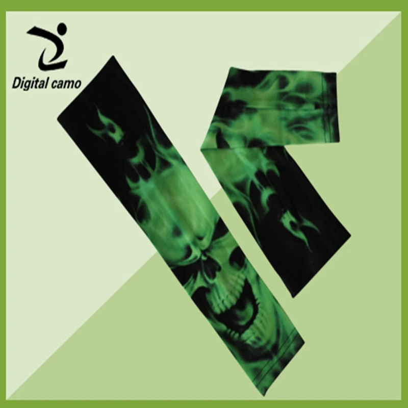 

new skull spider web baseball stitching outdoor sports survival cycling sleeve ARM SLEEVE DIGITAL CAMO DESIGN IN VARIOUS