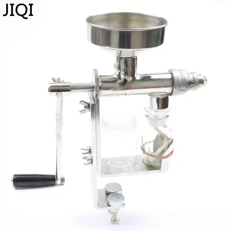 JIQI Stainless Steel Hand wheatgrass Juicer manual Auger