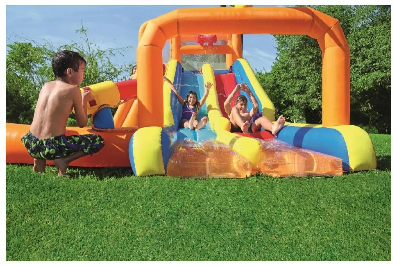inflatable water slide 53305 Large Waterslide Playground Outdoor water slide (4)