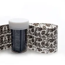 Горячий дизайн ногтей Фольга переводная Наклейка Советы Маникюр