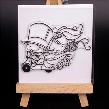 

Transparent Clear Silicone Stamps and Metal Cutting Dies for DIY Scrapbooking Card Making diy cute cartoon photo girls boy 6