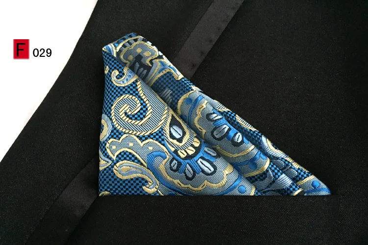 Джентльменские галстуки Набор 8 см строгий галстук классический синий галстук с ярким узором с костюмами носовой платок