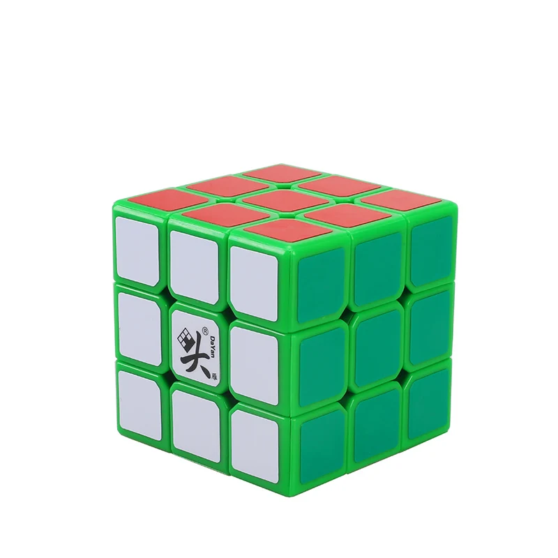 57 мм dayan 5 zhanchi волшебный скоростной куб головоломка ультра-Гладкий cubo magico профессиональные классические наклейки игрушки для детей - Цвет: dayan57mm-Green