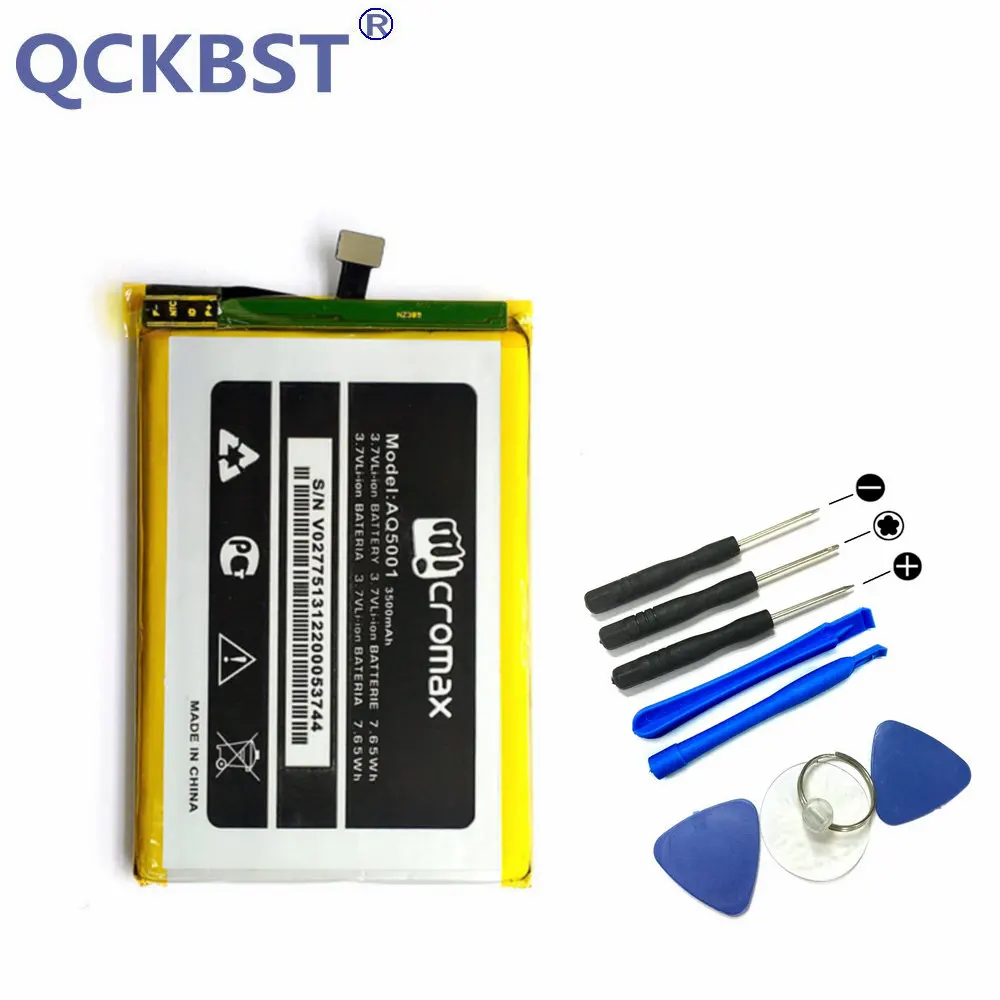 

QCKBST New AQ 5001 Battery For Micromax AQ5001 ZAW1055QAA Cell Phone Batteries Accumulator Bateria Tracking code