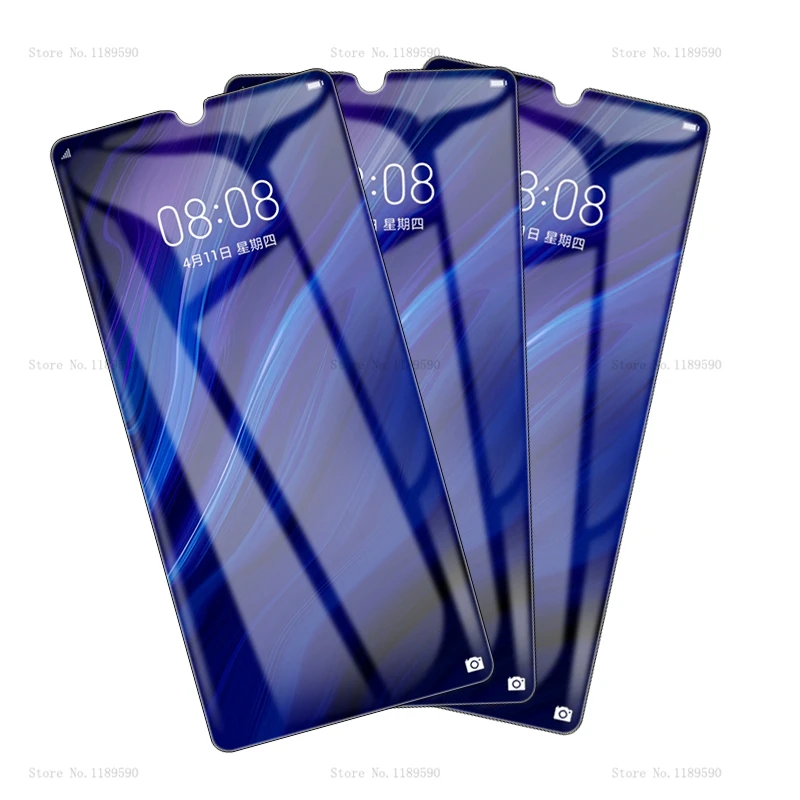 

3Pcs Full Cover Tempered Glass For Huawei P30 Lite P20 Pro Screen Protector Film For Hauwei P20 P30 Pro Mate 20 Protective Glass