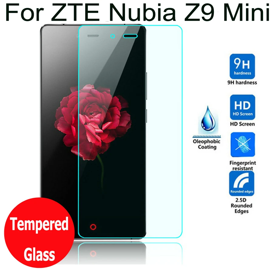 Для zte Nubia Z9mini чехол закаленное защитная стеклянная пленка для экрана Z9 mini Z 9