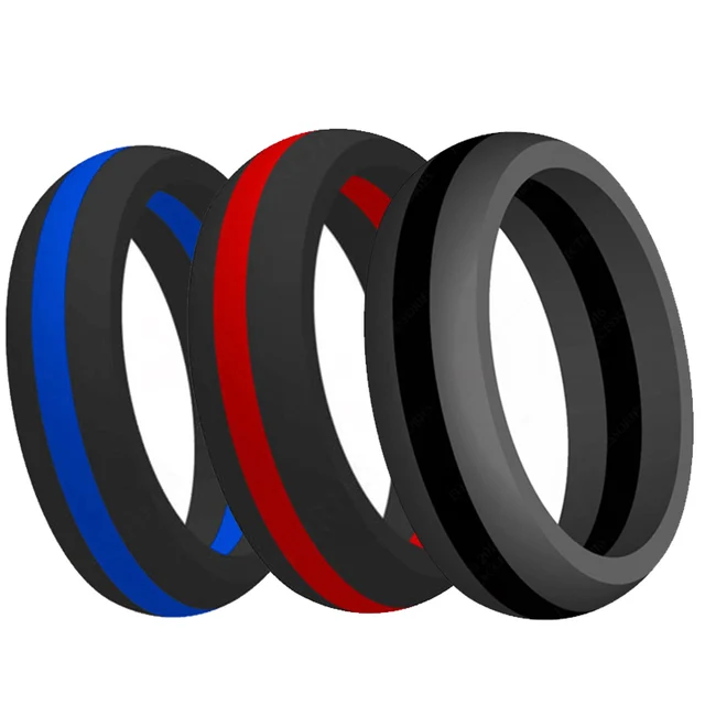 9MM Size 5-15 Silicone Ring Rubber Multi Color Hypoallergenic Crossfit Flexible 9MM Size 5-15 Silicone Ring Rubber Multi Color Hypoallergenic Crossfit Flexible