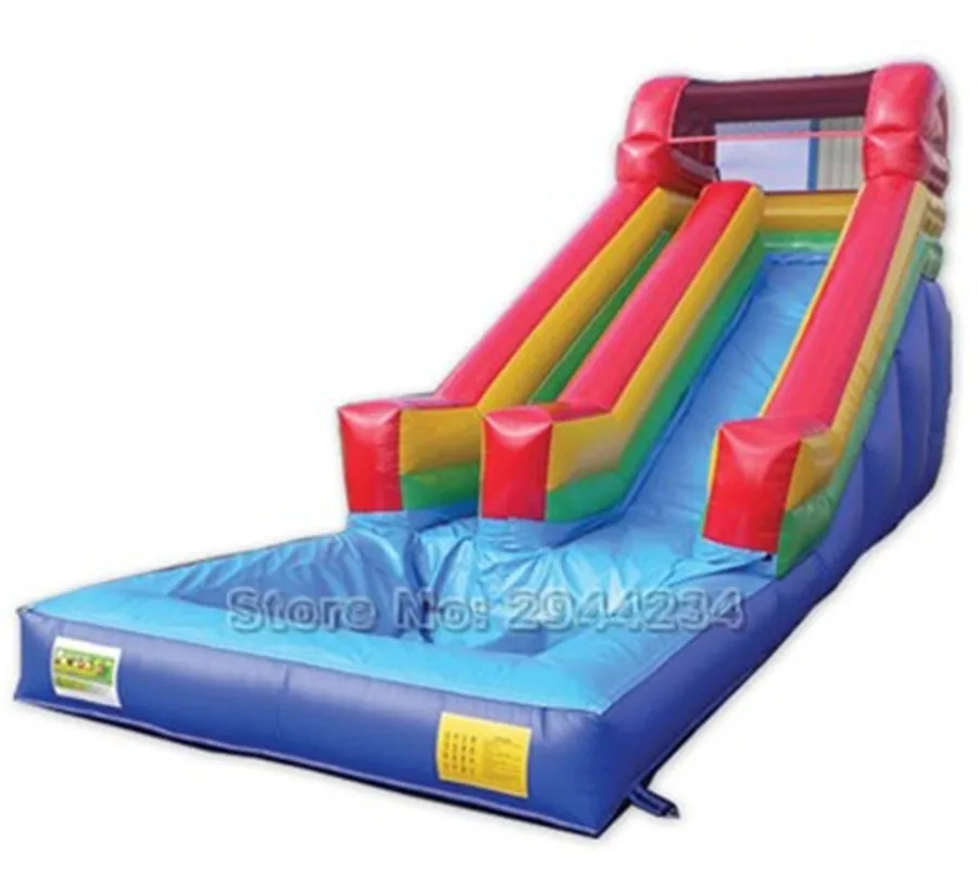 happy hop inflatable water slide