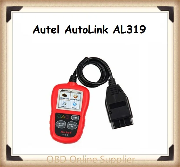 Оригинальный Авто диагностического Autel Автоссылка al319 OBDII и может код читателя Auto