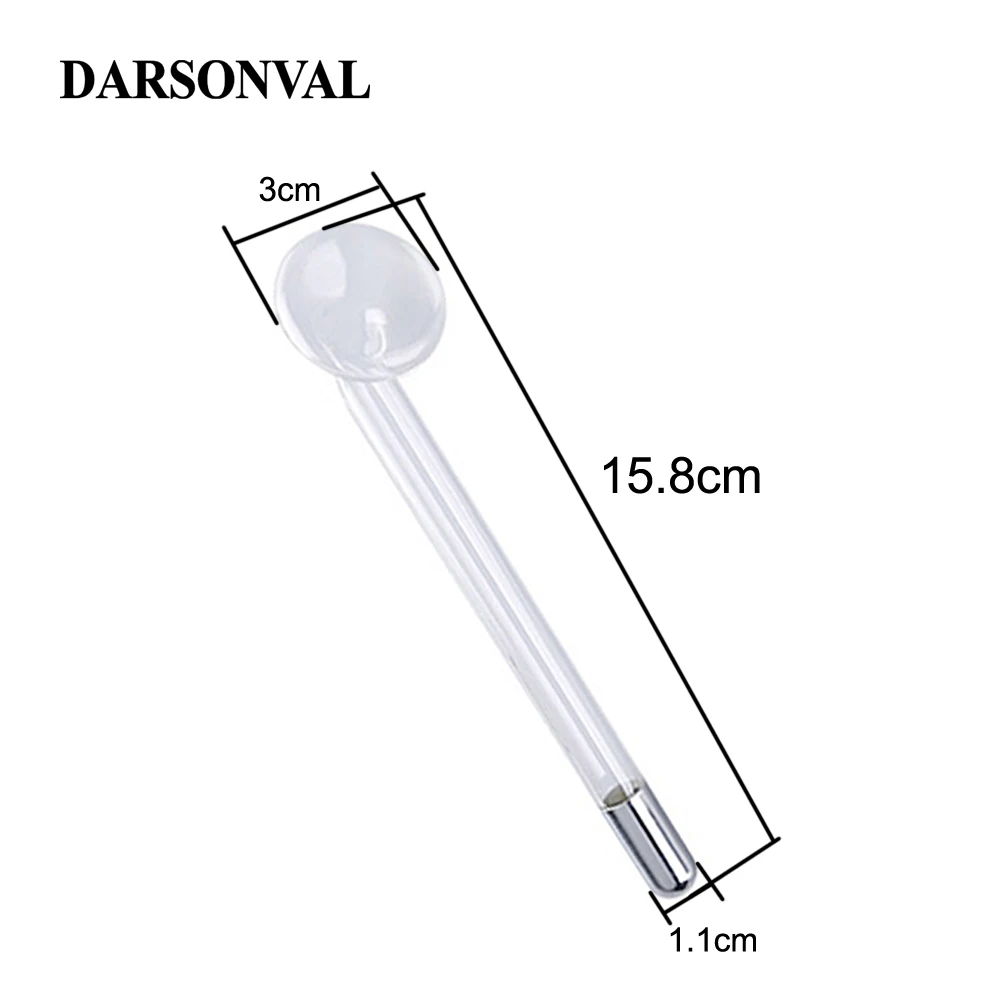 Дарсонваль 1 шт. высокочастотная переходная Грибная стеклянная трубка для волос электрод для массажера палочка Замена Оранжевый уход за кожей лица прибор