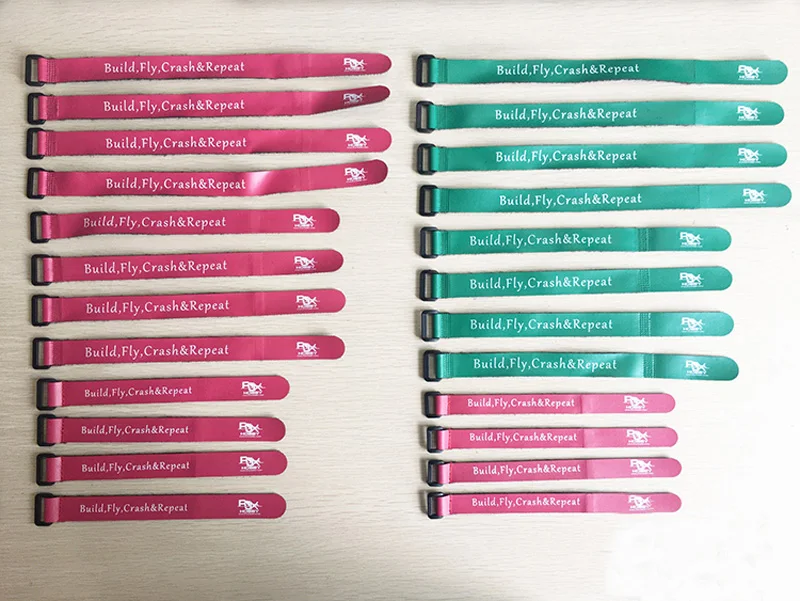 

10pcs Magic Tape Battery Tie Down Strap Non-Slip Belt 200/230/250/300mmx20mm Plastic Buckle for RC FPV Drone Battery Spare Parts