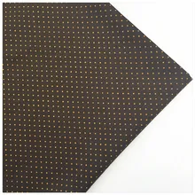 Syunss, темный кофе 2 мм горошек напечатанный Хлопок Ткань DIY Tissu лоскутное одеяло шитье детские игрушки постельные принадлежности квилтинговая Ткань Ремесло Tecido