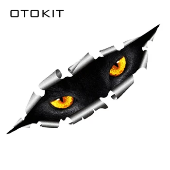 

New 3D Car Styling Funny Cat Eyes Peeking Sticker Waterproof Peeking Monster Auto Accessories Whole Body Cover for Auto Car DIY