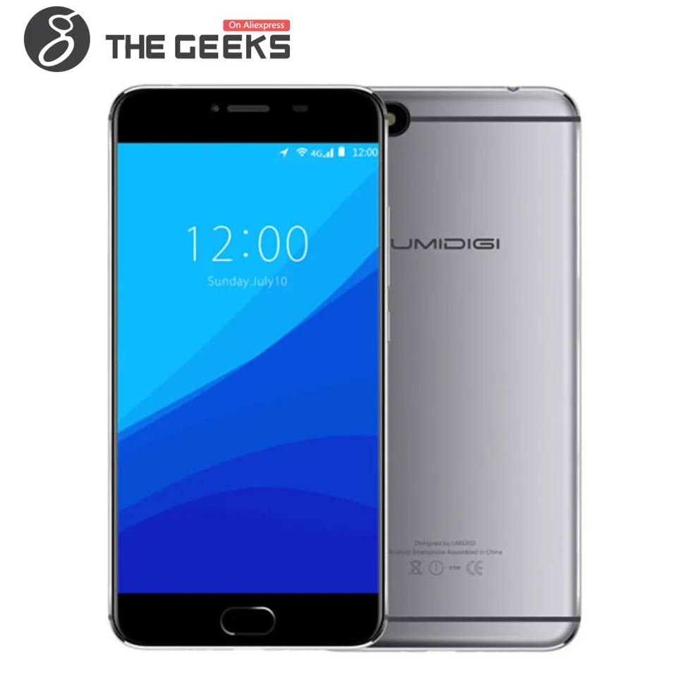 UMIDIGI UMI C NOTE 3 ГБ ОЗУ 32 Гб ПЗУ MTK6737T 1 5 ГГц четырехъядерный дюйма 2.5D FHD экран Android 7 0 4G LTE
