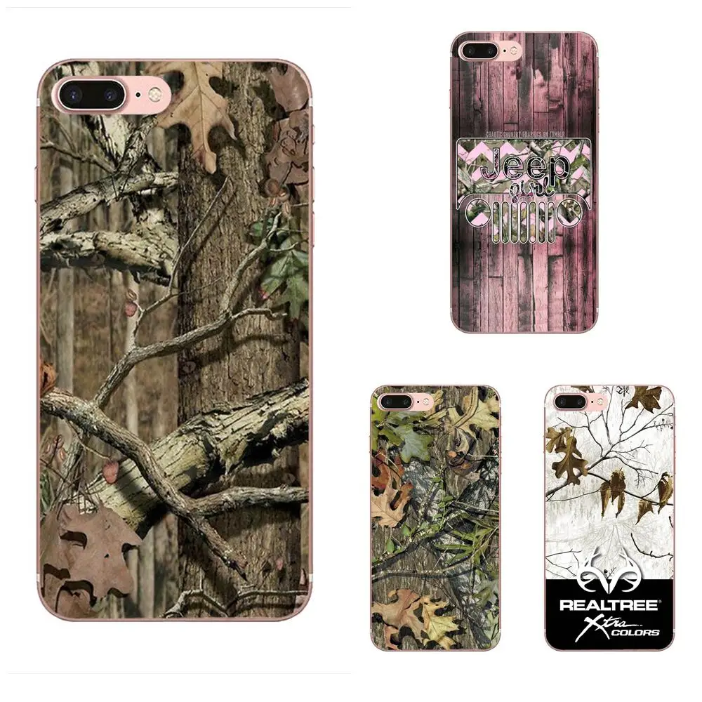 Розовый Realtree Камуфляжный Дизайн Мягкий Чехол для мобильного телефона HTC 530 626 628 630