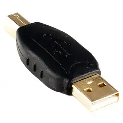 DHL/EMS 20*5 шт., ЗОЛОТО USB 2.0 Мужчина к B Мужской AB Конвертер Адаптер для Принтера-A1