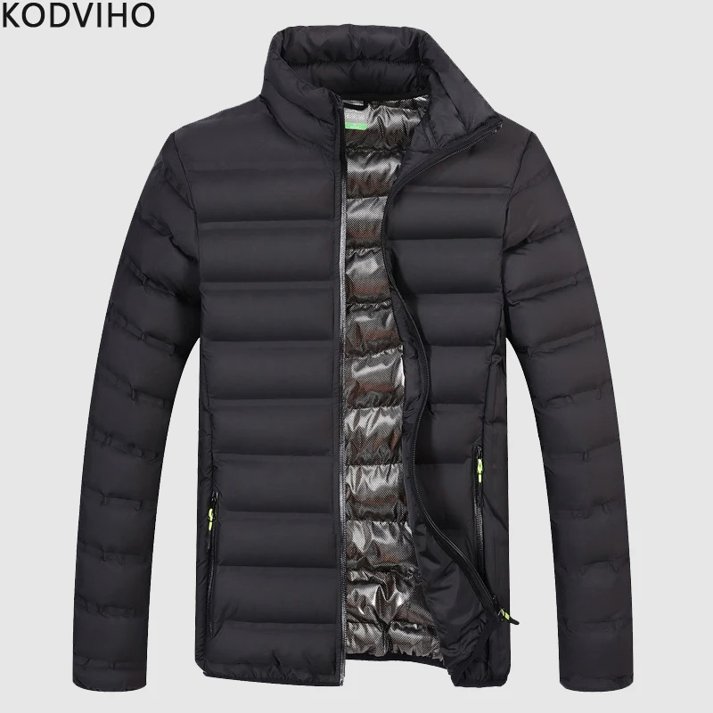 Casaco Masculino Повседневная зимняя Мужская парка однотонная теплая куртка s