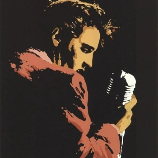 Elvis Presley - Singing Profile Laminated Poster (8 x 10)