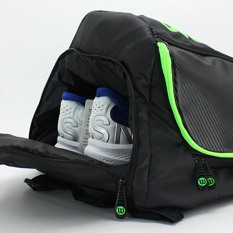 100% оригинальный бренд Raquete De Tenis Backpack новый рюкзак сумка для тенниса 2 предмета