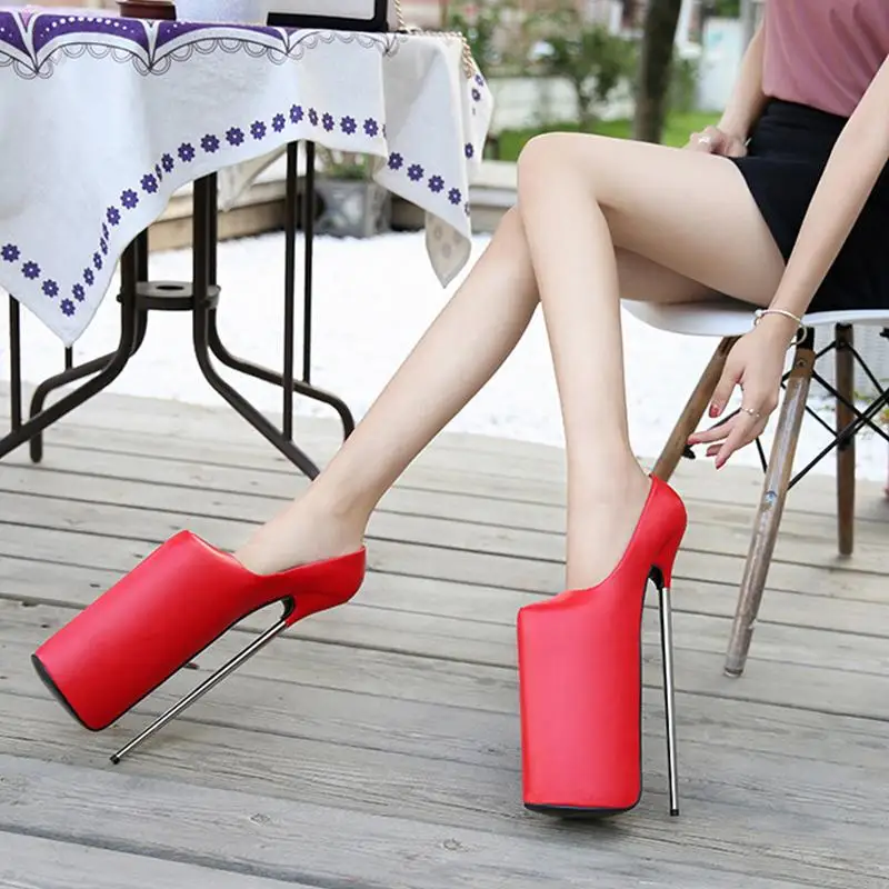 SARAIRIS Big Size 36-46 Top Quality Nightclub Super Thin High Heels Platform Shoes Woman Party Prom Sexy Women Shoes Pumps