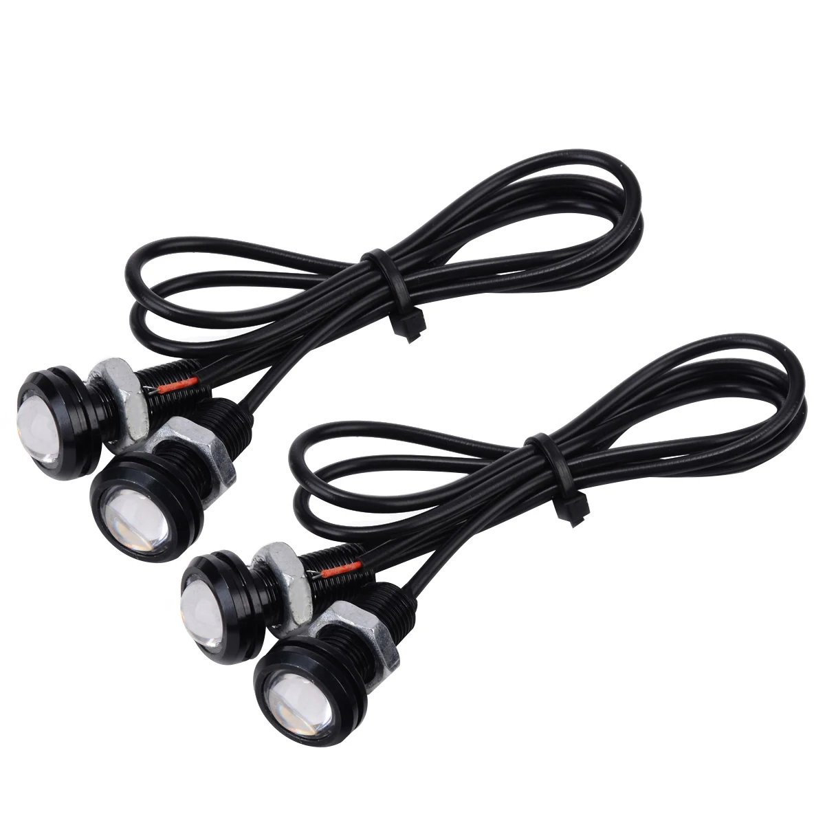 4pcs Boat Light Blue LED 12V Waterproof Underwater Fish Light Lamp Underwater Fish Boat Light Parts Accessories Universal