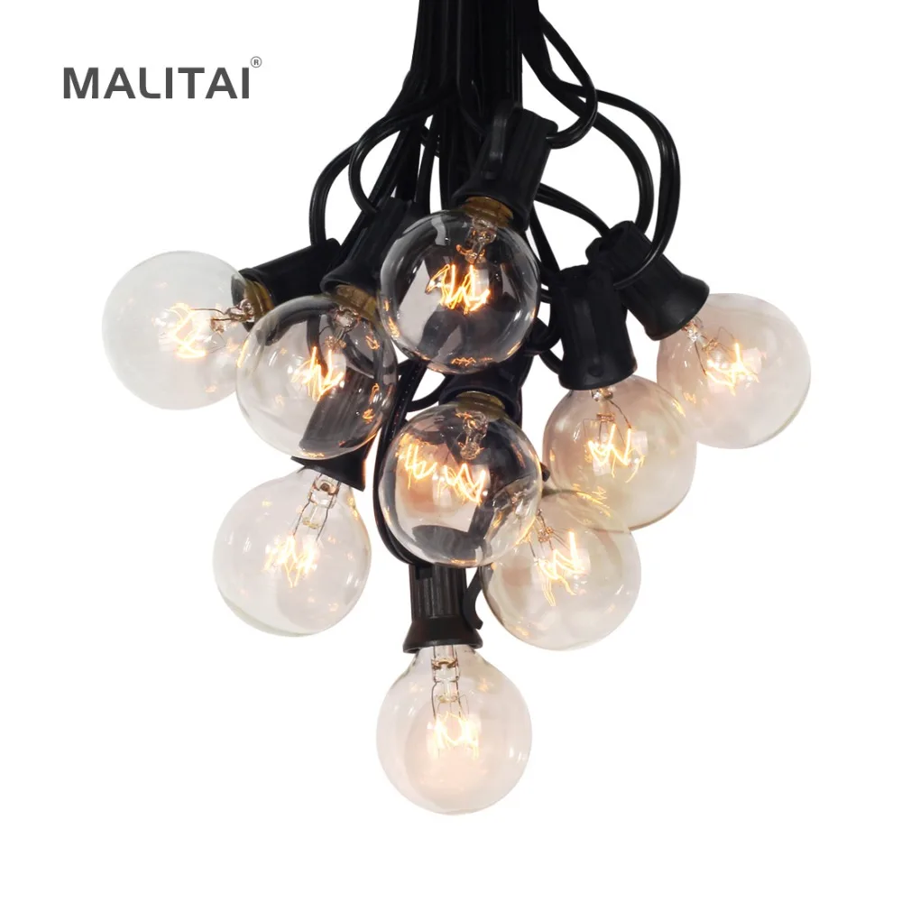 

25Pcs Vintage Edison Incandescent Bulbs 110V 220V 7.6M Outdoor Fairy lights String Christmas Valentines Wedding Decoration lamp