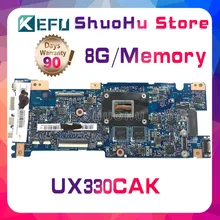 KEFU For ASUS ZenBook UX330CAK UX330CA UX330C UX330 8G Memory laptop motherboard tested 100% work original mainboard