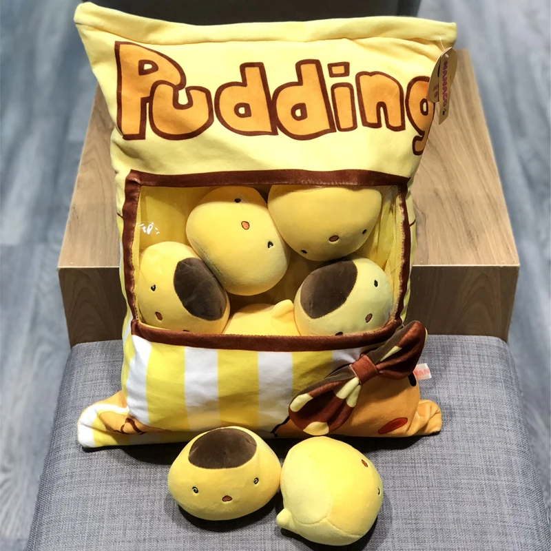 

Cartoon cute little yellow chicken plush toy simulation small pudding snack pillow super soft cute soothing dolls to send girls