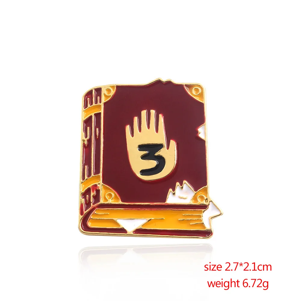 Rongji jewelry Journal 3 Diepsloot дневник брошь с логотипом булавки эмаль для мужчин и женщин